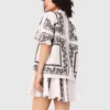 Geborduurd shirt met korte mouwen