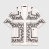 Geborduurd shirt met korte mouwen