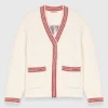 Geborduurde lange vest