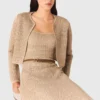 Gebreid vest met strass