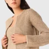 Gebreid vest met strass
