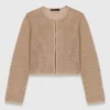 Gebreid vest met strass