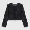 Gebreid vest met strass