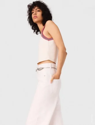 Gebreide crop top