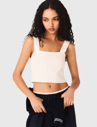 Gebreide crop top