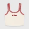 Gebreide crop top