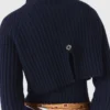 Gebreide maxi-jurk met uitneembare trui