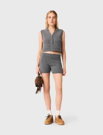 Gebreide top met strass