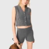 Gebreide top met strass