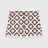 Gehaakte short met bloemenpatroon