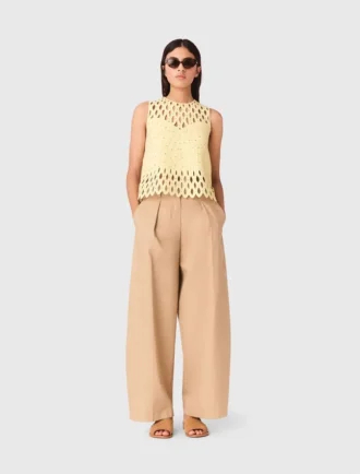 Gehaakte top met strass