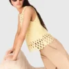 Gehaakte top met strass
