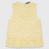 Gehaakte top met strass