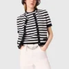 Gehakte cropped vest