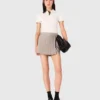 Gepleateerde skort met strass