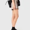 Gepleateerde skort met strass