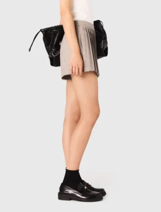 Gepleateerde skort met strass