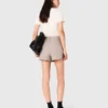 Gepleateerde skort met strass