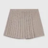 Gepleateerde skort met strass