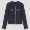 Geribbeld gebreid vest