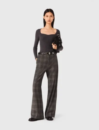 Geruite pantalon