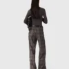Geruite pantalon
