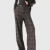 Geruite pantalon