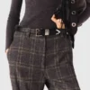 Geruite pantalon
