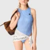 Gestreepte bodysuit