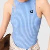 Gestreepte bodysuit