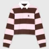 Gestreepte polosweater