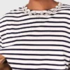 Gestrept T-shirt met lange mouwen