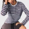 Gestreptes T-shirt Gestreptes T-shirt
