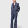 Gestructureerde blazer met strass
