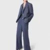 Gestructureerde blazer met strass