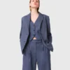 Gestructureerde blazer met strass