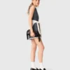Getailleerde jurk met gelaagde look