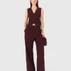Getailleerde pantalon met hoge taille