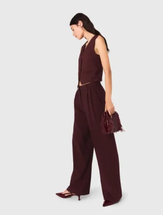 Getailleerde pantalon met hoge taille