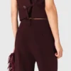 Getailleerde pantalon met hoge taille
