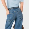 Gevlochten flared jeans