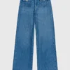 Gevlochten flared jeans