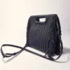Gewatteerde leren M Bag