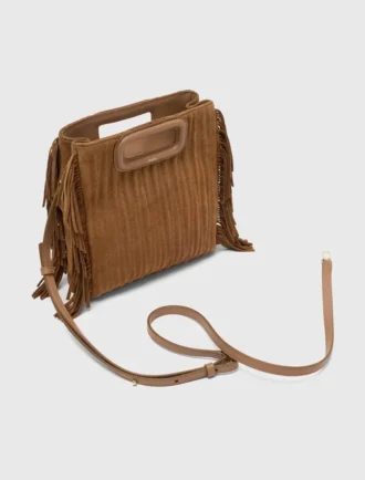 Gewatteerde suède M Bag