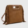 Gewatteerde suède M Bag