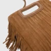 Gewatteerde suède M Bag