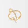 Grote hoepeloorbellen met strass-versiering
