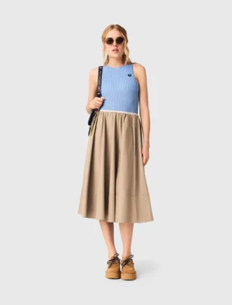 Halflange katoenen rok