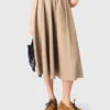 Halflange katoenen rok