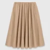 Halflange katoenen rok